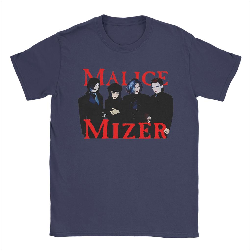 Funny Rare MALICE MIZER TShirts Men O Neck 100 Cotton T Shirts Short Sleeve Tees Classic Clothes