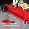 Low Profile Jack, Hydraulic Racing Floor Jack, 8-38cm Lifting Range, 2.5 Ton Capacity, Red