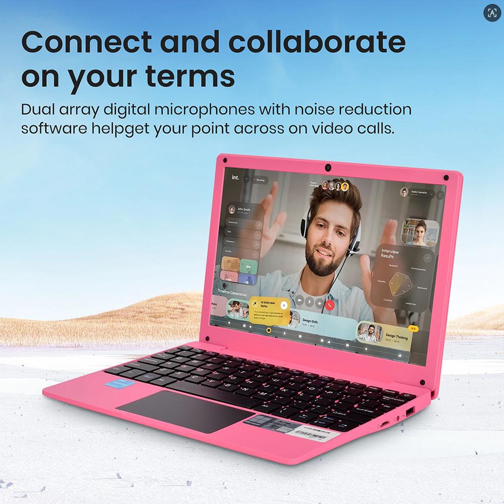 Мини 10,1-дюймовый образовательный ноутбук Windows11 Нетбук Intel 8 ГБ ОЗУ 128 ГБ SSD Ноутбук для обучения