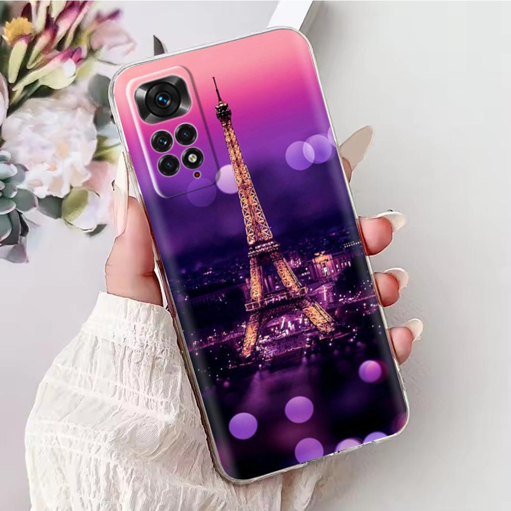 Мягкий чехол из ТПУ для Redmi Note 11 Pro Plus, чехол с рисунком бабочки, силиконовая задняя крышка для Xiomi Redmi Note 11 Note11 Pro 11S