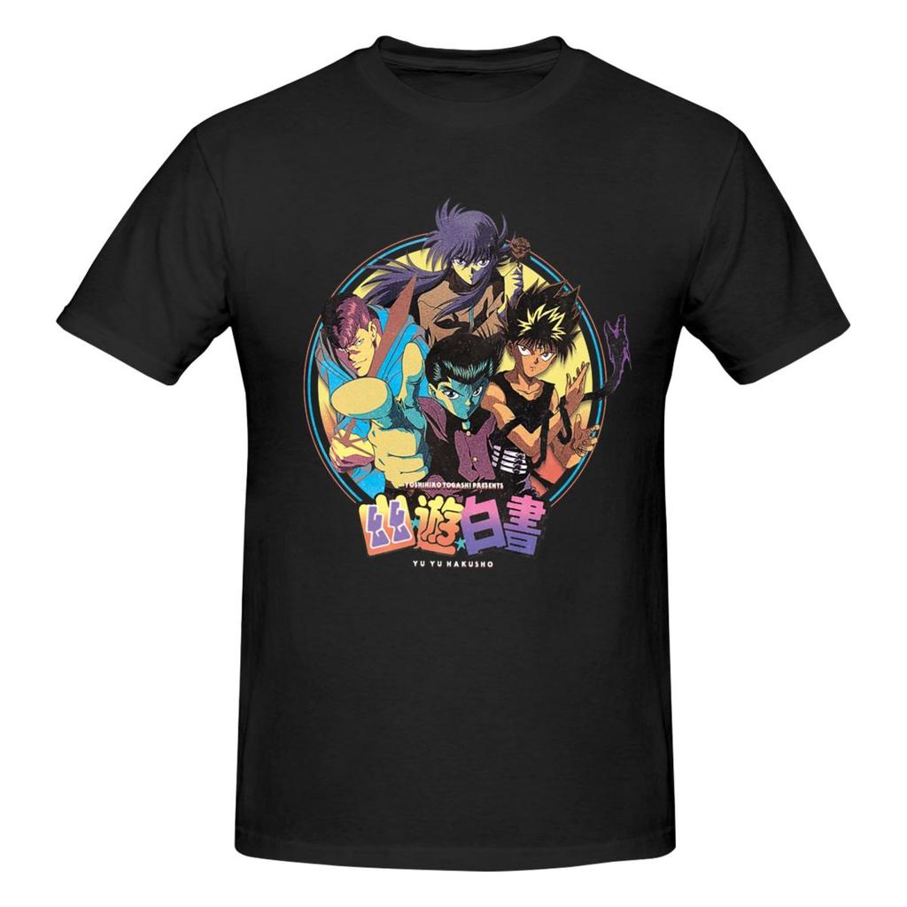 Yu Yu Hakusho Yusuke Urameshi T Shirts Graphic Y2k Anime Customized Tshirts For Unisex Wounisex Tops