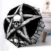 1pc Gothic Skulls Automatic Folding Umbrella, Heavy-Duty 8-Rib Construction, Perfect for Everyday yy251114171