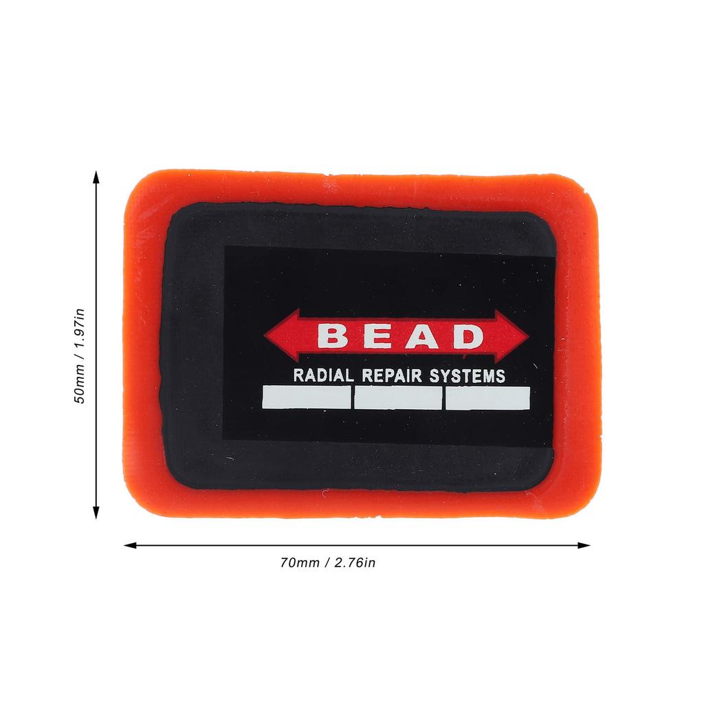 20pcs Radial Tire Patches 50x70mm Rubber Tire Repair Patches for Car Motorcycle Vehicle Repair Universal
