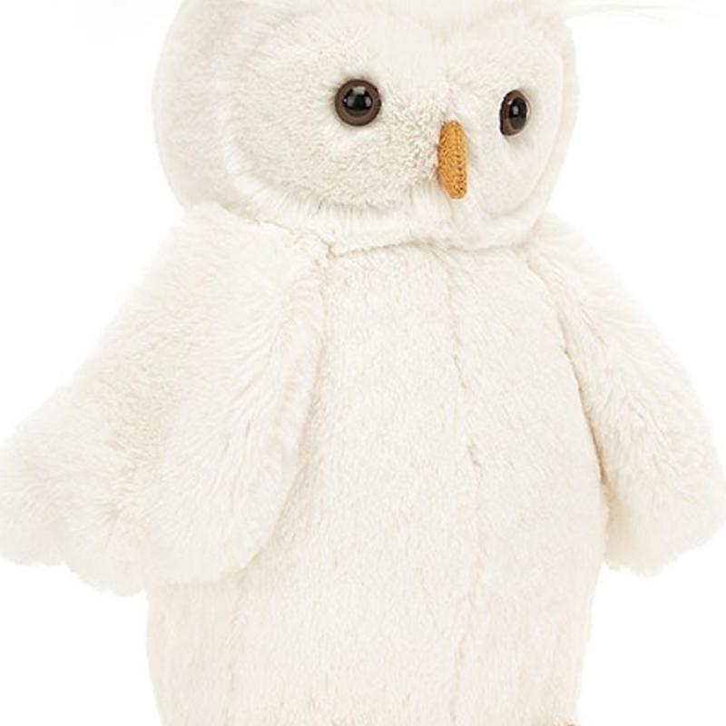 Jellycat Серия «Застенчивые» Сова Милая Кукла Плюшевая Кукла Высота 24 см