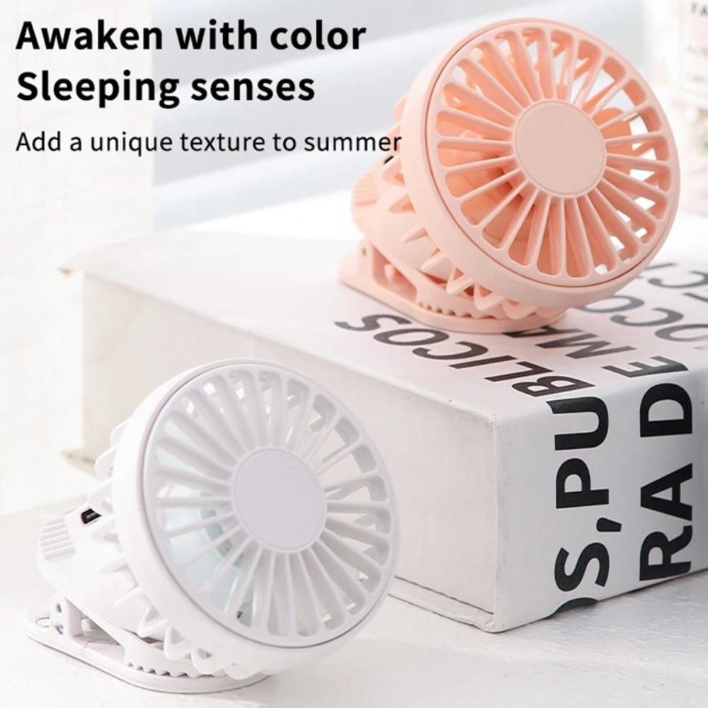 Solar Powered Hat Clip Fan USB Rechargeable Personal Fan Summer Cap Clip Cooler Fan