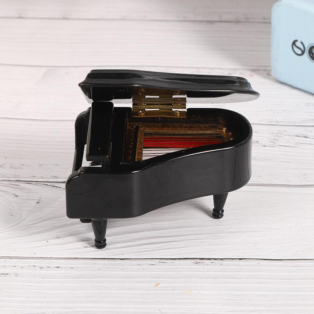 Basswood Miniature Piano Mini Musical Instrument Model Gift Instrument Ornaments