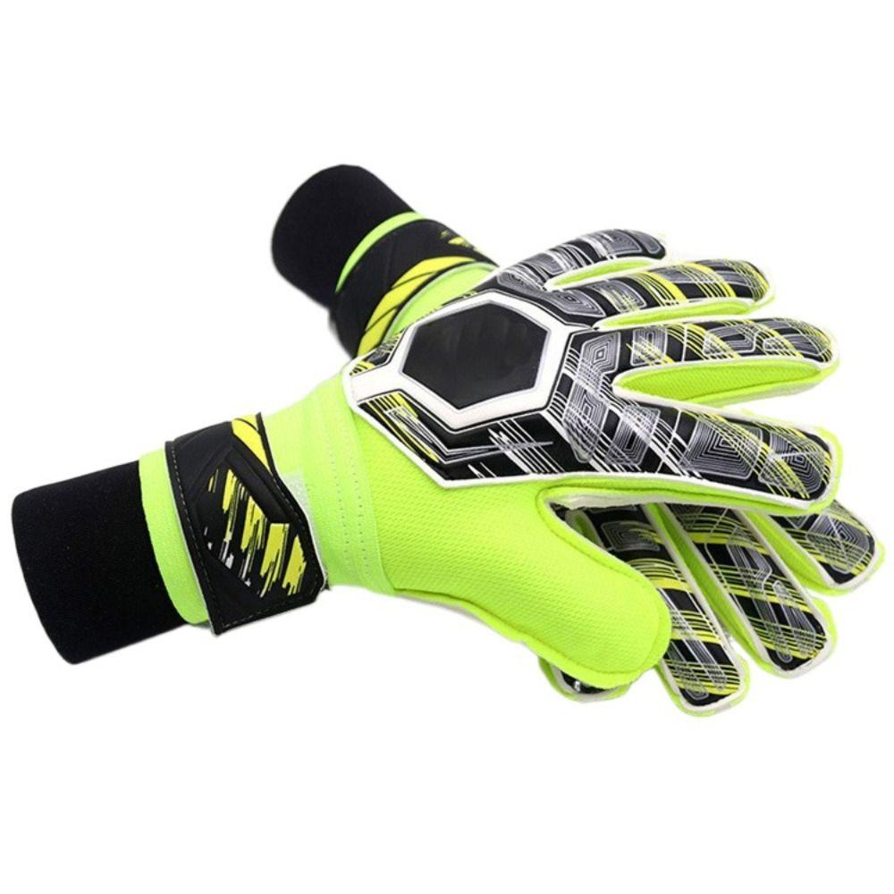 Защитные перчатки для вратаря Нескользящие футбольные перчатки для вратаря Латексные перчатки для взрослых/юношеских/детей