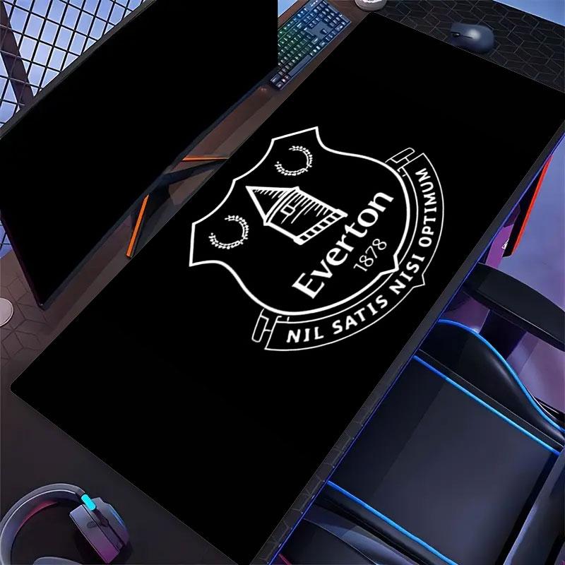 Коврик для мыши Everton FC, Большой игровой коврик для стола, Нескользящий коврик XXL для мыши для ноутбука и планшета, Игровой коврик для мини-ПК со прошитыми краями