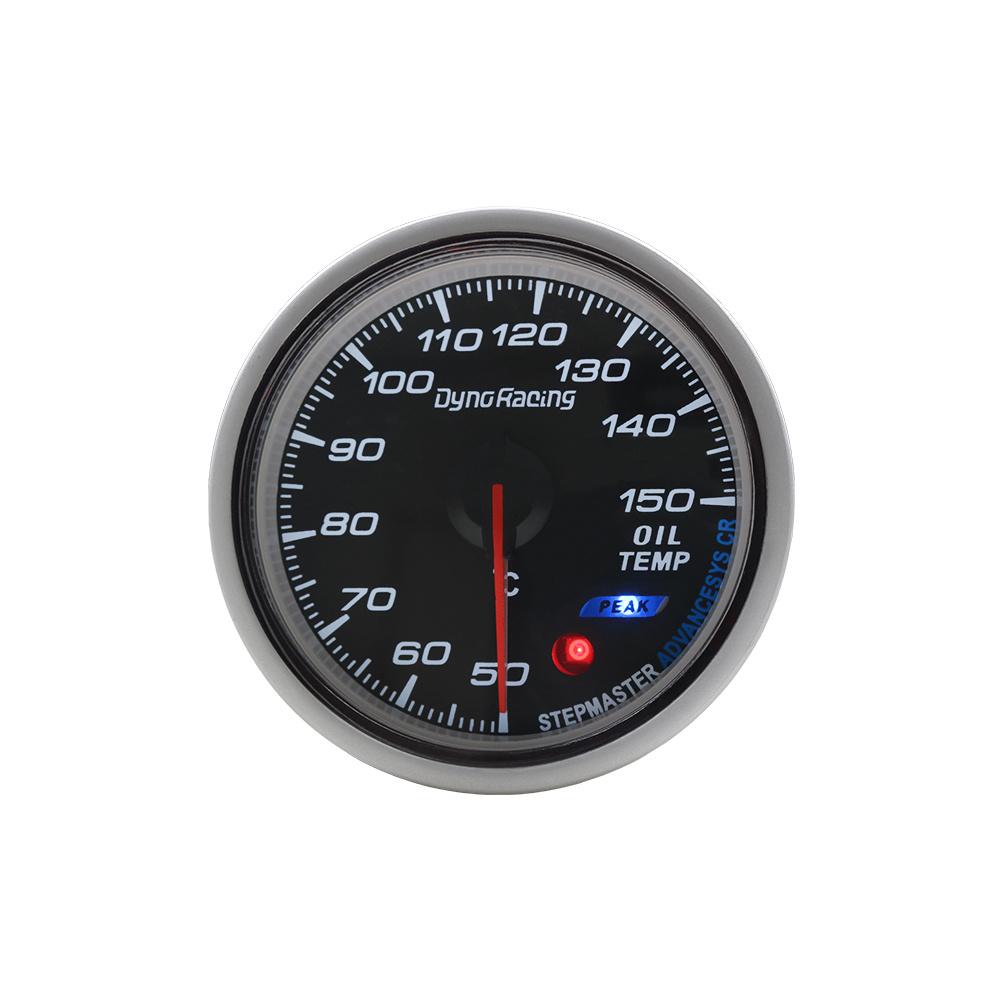 Lodenqc Car Meter With Sensor 60MM Car Oil Temperature Gauge Red & White Lighting 50- 150 Celsius Oil Temp Gauge