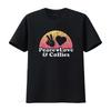 Womens Peace Love and Collies Collie T Shirt Black Large vintage Washed Versatile Breathable homme graphic Unisex Stylish