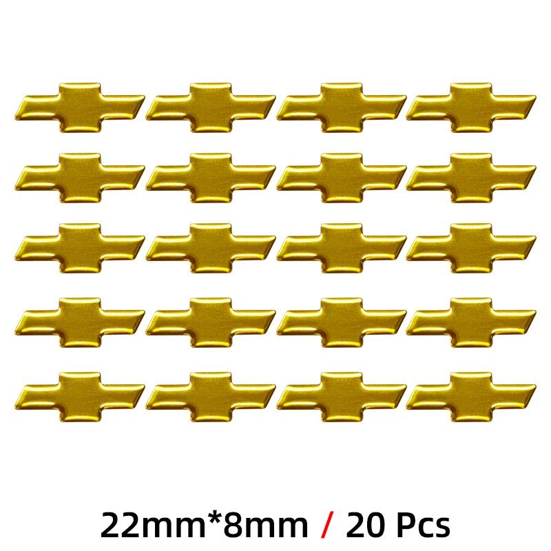 18 мм 22 мм Алюминиевая наклейка-эмблема на брелок автомобиля Автоаксессуары Для Chevrolet Colorado Cruze Spark Captiva Malibu Aveo