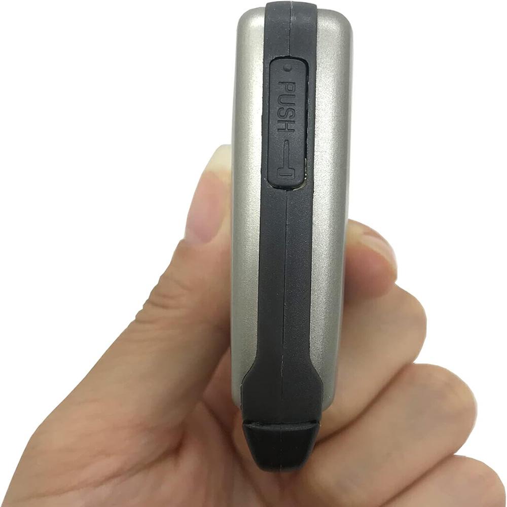 Умный корпус ключа зажигания 2 кнопки серебристый для Toyota RAV4 Highlander