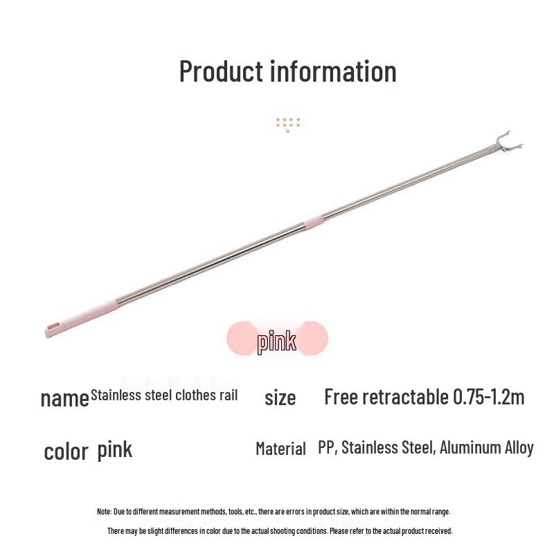 Telescopic Stainless Steel Clothes Drying Pole