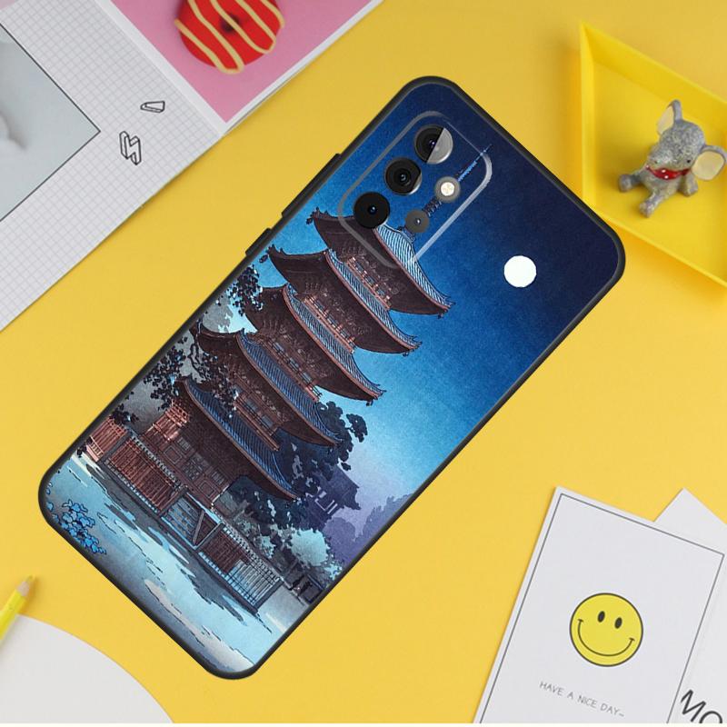 Чехол для телефона Ukiyo-e в японском стиле для Samsung Galaxy A14 A34 A54 A12 A32 A52 A51 A71 A53 A33 A13 A15 A25 A35 A55