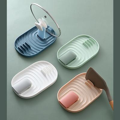 Подставка под ложку для плиты, Многофункциональная складная подставка для крышки кастрюли, Стеллаж-держатель для крышек кастрюль и сковородок, Полка для кухонных гаджетов, Держатель, Домашняя утварь