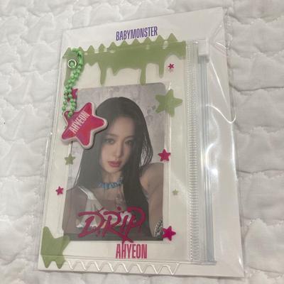 [Б/У] BABYMONSTER DRIP Аюн Торговая карточка Мерч Фотохолдер
