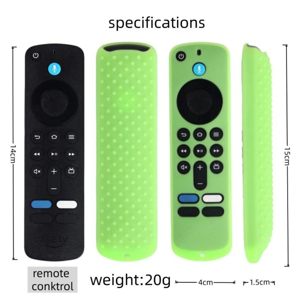 Silicone Protective Case with Lanyard Shockproof Soft Shell Protector for Amazon 2025 Fire TV Stick 4K/HD