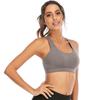 Women Sexy U-Shaped Cross Back Sports Bra Shockproof Running Fitness Yoga Push Up Quick Dry Vest