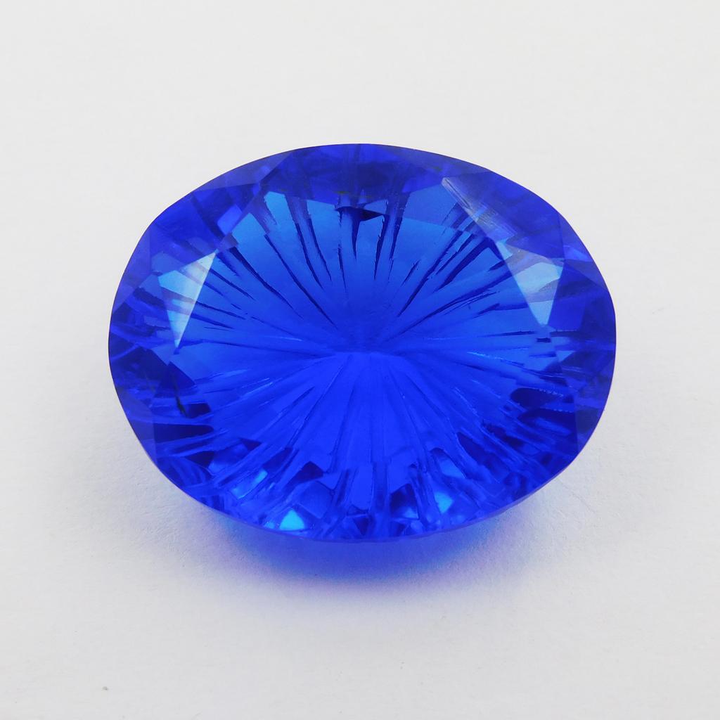 Natural Blue Topaz Loose Gemstone 48.80 ct Oval Cut for Jewelry Making and Gem Collections