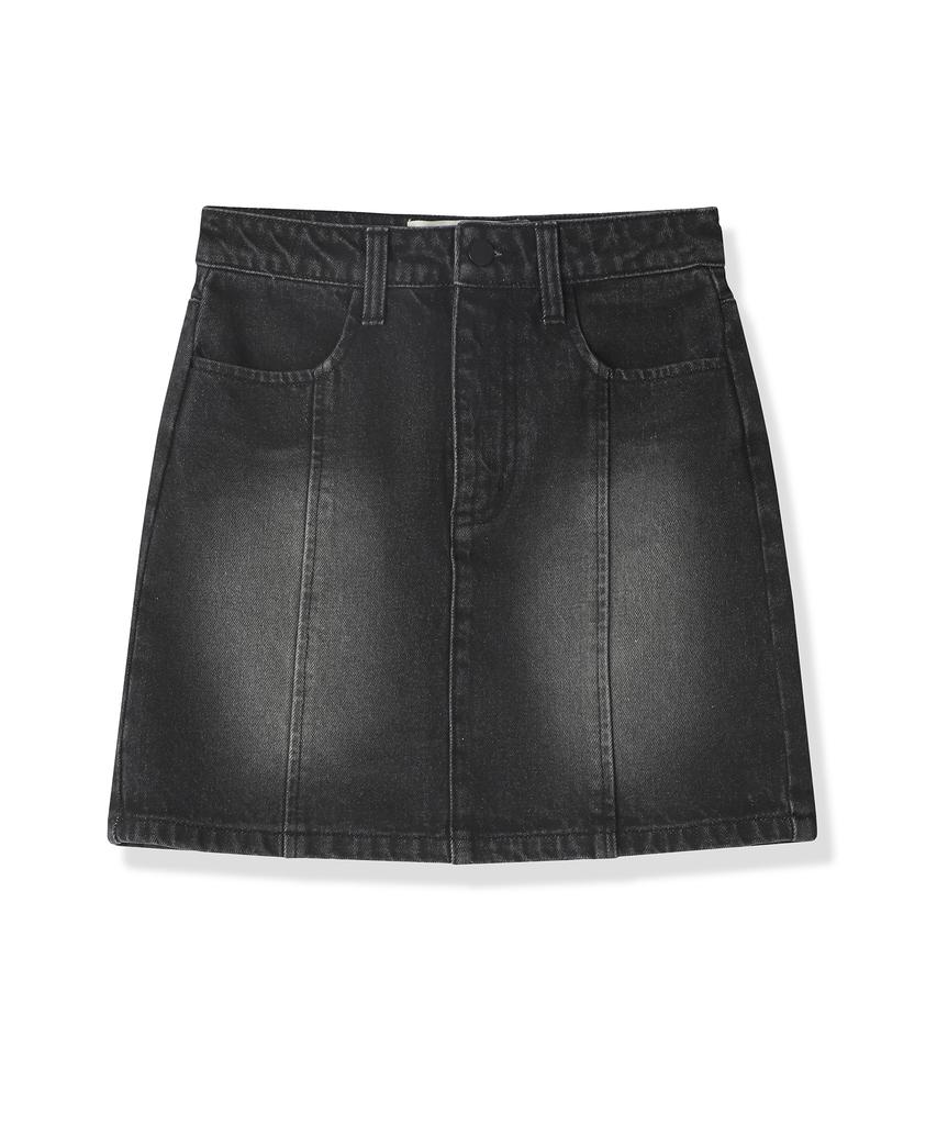 Urban Dress 1Per Incised Mini Skirt - 2Col