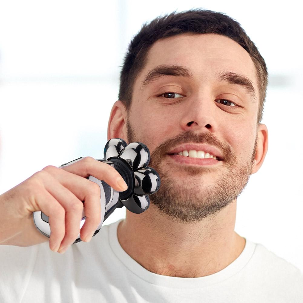 Razors for Men 5 In1 Bald Head Shaver 7 Head Electric Razor for Men Face and Head Smooth Waterproof Cordless