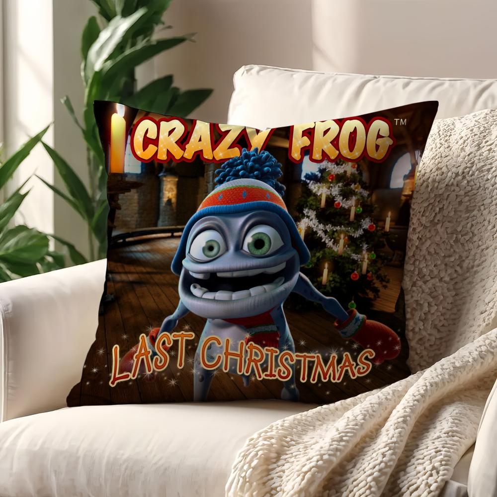 DJ Ding DDing CCrazy Frog cushion cover For Pillow Printing Sofa Decoration Home Car Room Coffee Shop Office Nordic Simplicity