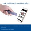2D 1D QR-сканер штрих-кода с TFT-экраном 3 в 1 BT и 2,4 ГГц, беспроводное и проводное соединение, звук и
