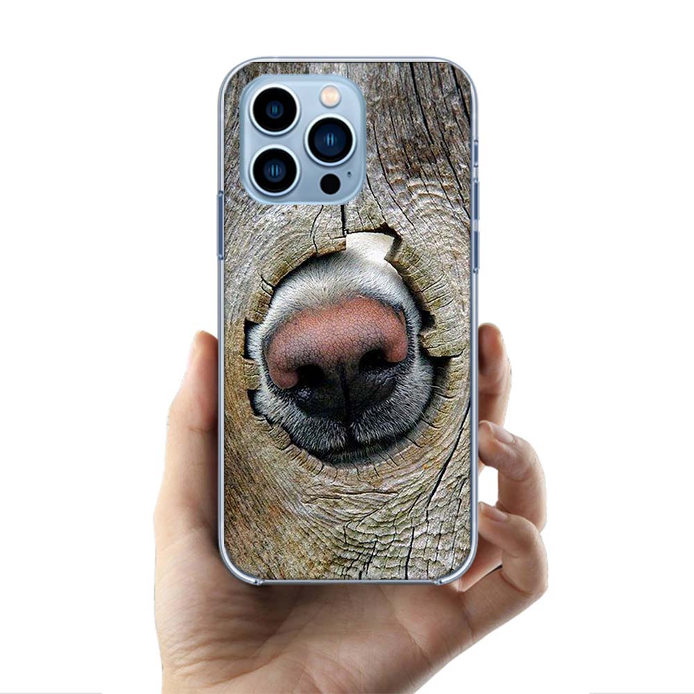 Show You its Cute Dog Nose Cases Phone Case For Iphone 17E 16E 17 Air 16 Pro Max 15 Pro 14 Plus 11 13 12 Mini Cover Cases Compat
