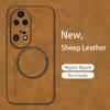 Vintage Fluff Leather Magnetic Soft Case For Huawei Mate 50 40 30 Honor 8X 9X 10 20 Lite 30 50 60 70 90 Nova 11 10 9 P60 P50 P40 P30 Pro Magsafe Cover