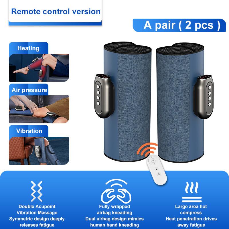 Беспроводной массажер для икр Давление воздуха Нагрев Вибрация для ног Расслабление мышц Инструмент для красоты ног Здоровое похудение домашний портативный