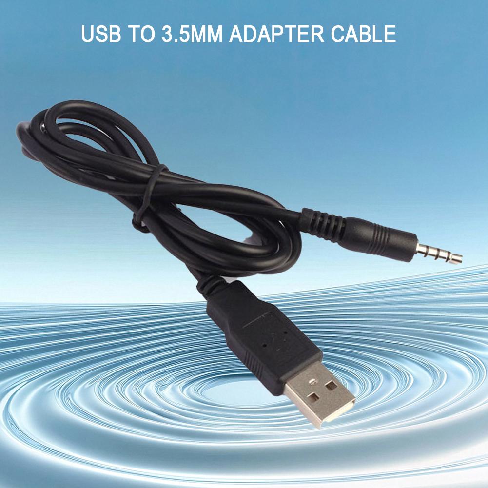 1 м USB на 3,5 мм аудиокабель USB звуковая карта наушники для настольного аудиокабеля 1 динамики наушники P9J7