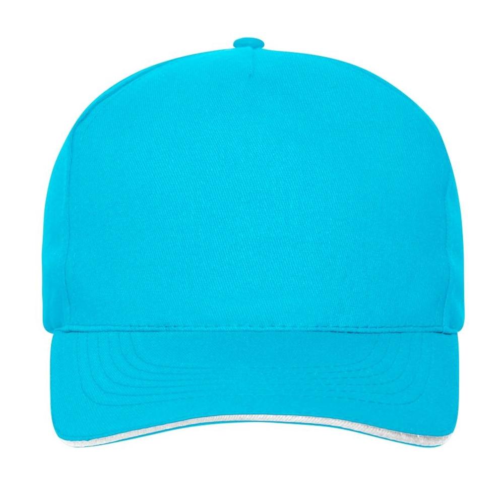 Myrtle Beach 5 Panel Organic Cotton Sandwich Peak Cap