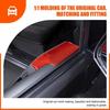 Red Carbon fiber Door Window Upper Trim Sticker For Nissan Frontier 2005-21
