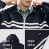 Куртка мужская Semir свободного кроя с капюшоном в морском стиле