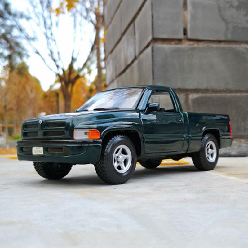 1:24 Dodge RAM 1500 Rebel Литой Модель Пикапа Игрушка Машинка Внедорожник Модель Автомобиля Высокая Симуляция Коллекция Детская Игрушка Подарок