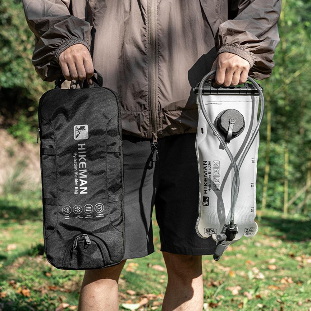 Insulated Cooler Bag for 1-2L & 2-3L Water Bladder Water Resistant Hydration Bladder with 600D Oxford Fabric for Hiking Cycling