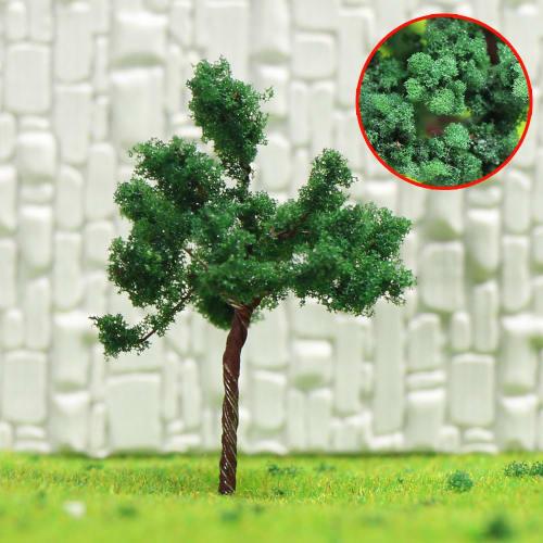 40 Model Trees, 5cm, 1:25-1:300, N/HO Gauge, Scenery Collection, Miniature Garden, Railway Model, Building Model, Diorama, Educational, DIY
