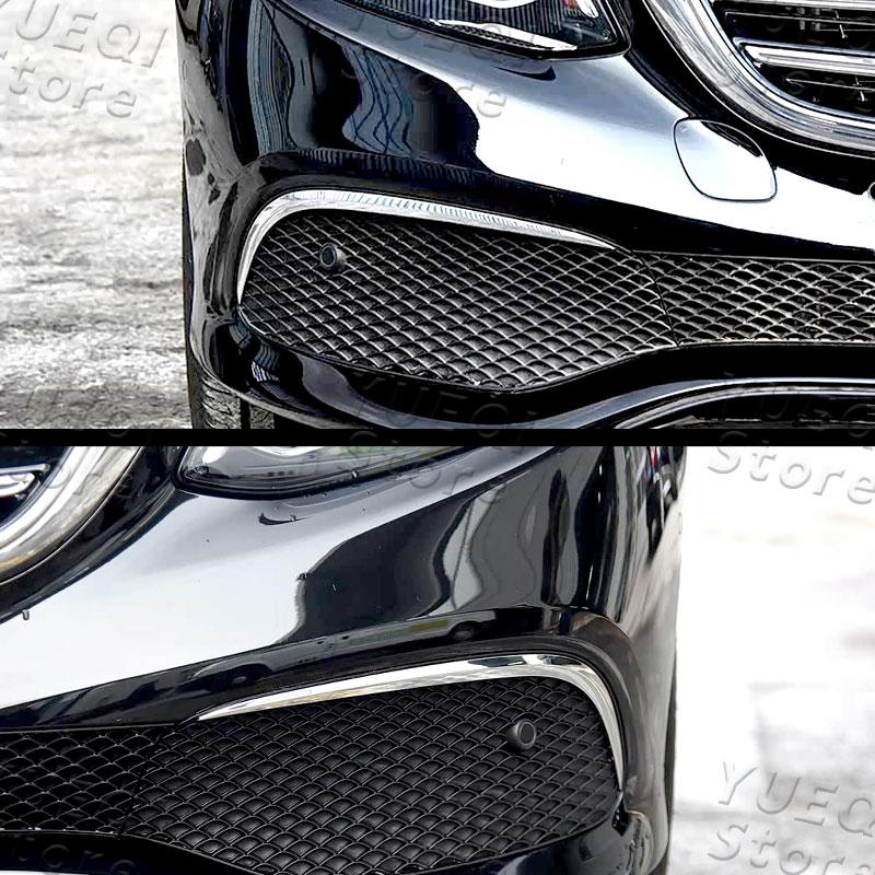 Решетка переднего бампера автомобиля Хромированная накладка Левая Правая Для Mercedes Benz E Class Klass W213 2016-2020 OE 2138850174 2138850274