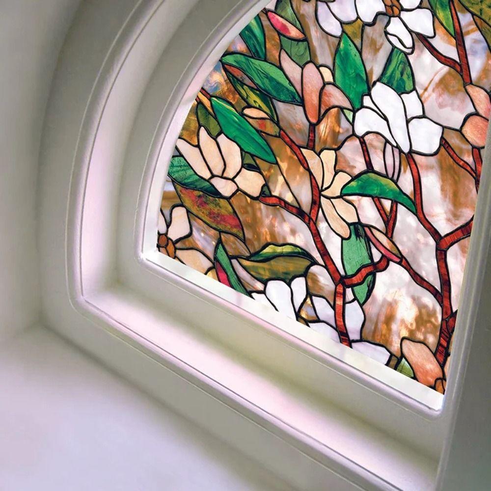 Анти-писковые матовые стеклянные наклейки для конфиденциальности в ванной комнате