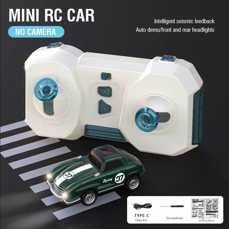 Mini Rc Car With /no Camera Hd Wifi Fpv Pocket Racing Drift Vehicles 2.4g Remote Control Car Radio Controlled Cars Toys Boys