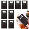 8pcs Credit Card Bottle Open Poker Groomsmen Wallet, Stainless Steel Beer For Wallet And Pocket, Can Be Carved For DIY Wedding Favor Groomsmen Gift