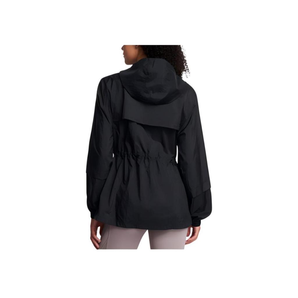 Under Armour Solid Color Zip-Up Hoodie Women Black 1386455-001