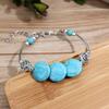 Handmade Yunnan Bracelet Women's Versatile Retro Colored Stone Bracelet Nepalese Characteristic Holiday Accessories