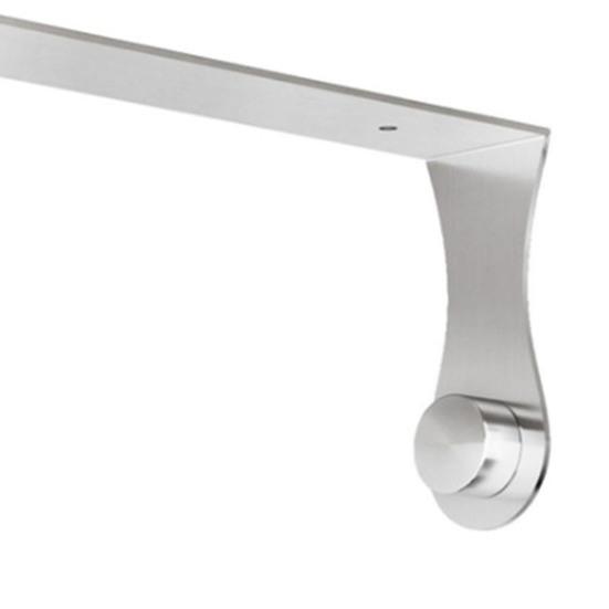 Держатель для салфеток под шкафчик Нержавеющая сталь Кухонная ванная полка Легкая установка Зажим для рулона салфеток