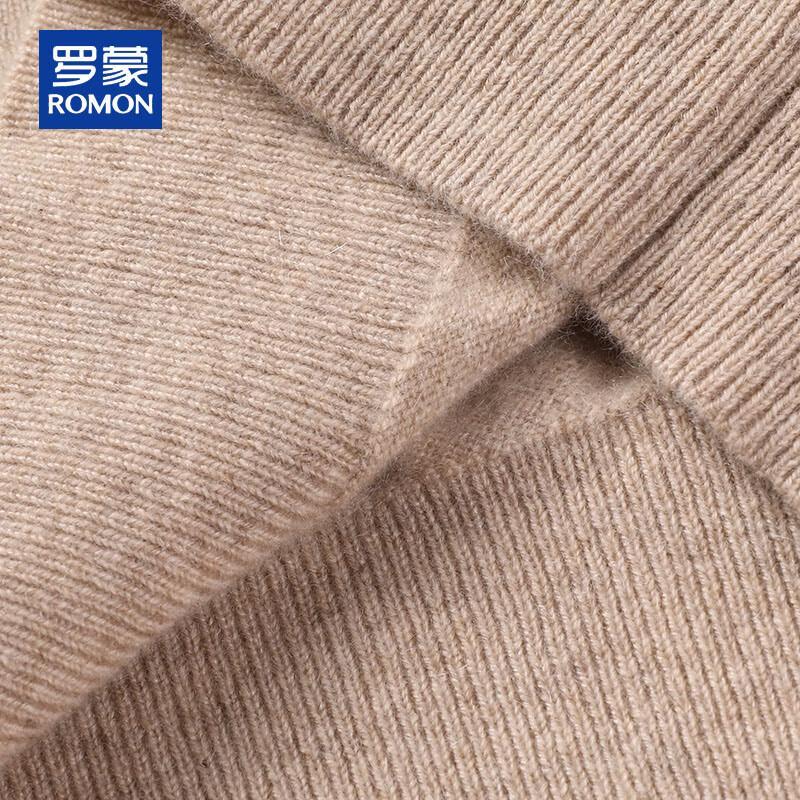 ROMON Мужской пуловер из 100% кашемира с полувысоким воротником