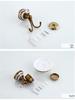 Antique Brass Bathroom Towel Rack & Accessories Set