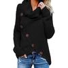 2026 Autumn/Winter Women's Turtleneck Cardigan Knitwear - Solid Color Sweater for OL Commute