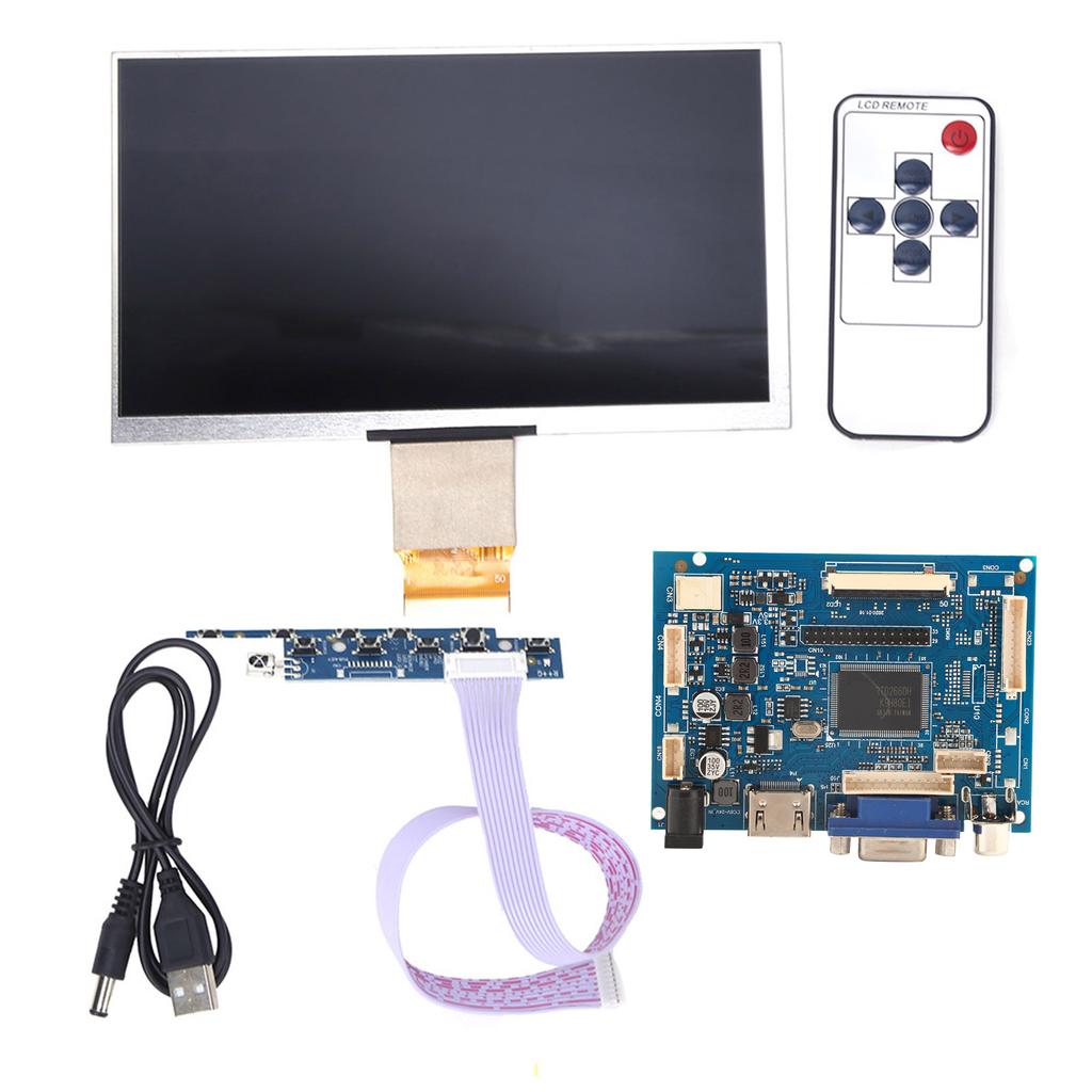 7-дюймовый ЖК-дисплей TFT 1024*600 HDMI VGA монитор экран комплект для Raspberry Pi 32