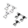 3pcs Soft Close Hinges Overlay Adjustable Face Frame Cabinet Hinges Furniture Door Hinges for Concealed Cupboards