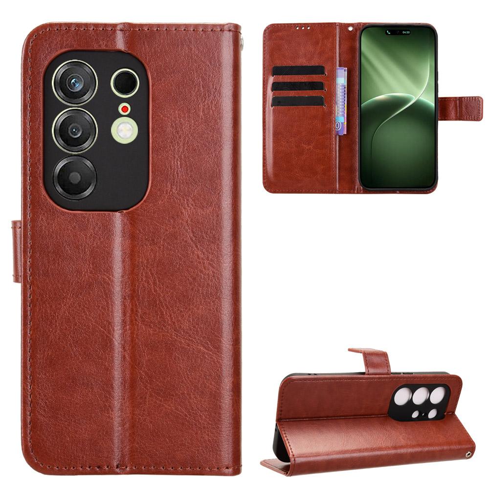 Чехол-книжка совместимый для Tecno Camon 50 Pro из ПУ кожи, защита всего корпуса с [Блокировкой RFID]